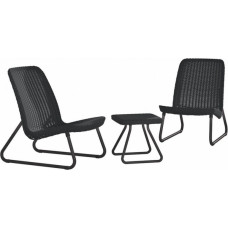 Keter Dārza mēbeļu komplekts Keter Rio Patio Set, pelēks - gab.