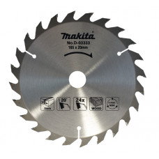 Makita Zāģripa kokam Makita, 165x20 mm, 24T - gab