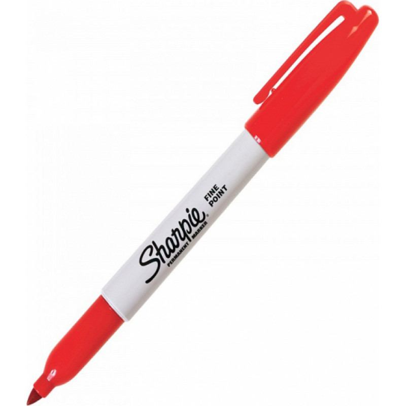 Sharpie Marķieris Sharpie Fine Point, Sarkans - gab