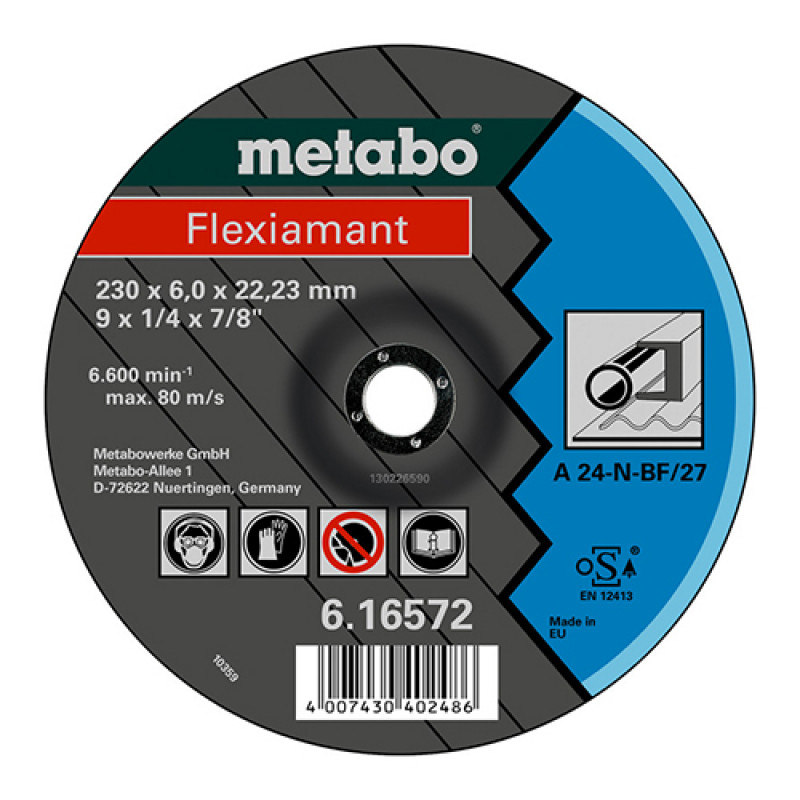 Metabo Круг отрезной по металлу Metabo 150x6.0x22 mm, 616554000 - gab