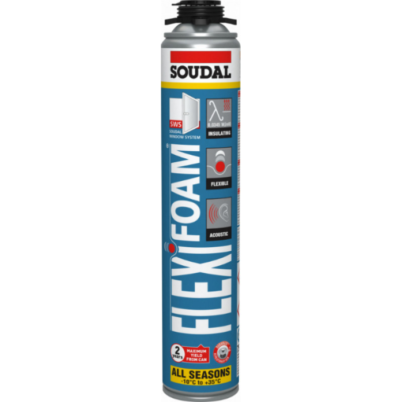 Soudal Montāžas putas Soudal Flexifoam Gun 750ml - gab