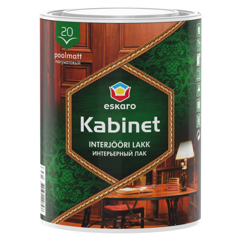 Eskaro Laka interjēram Eskaro Kabinet 20 Pusmatēta 2.4L - gab