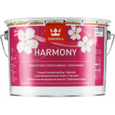 Tikkurila Akrilāta lateksa krāsa Tikkurila Harmony Pilnīgi Matēta A-bāze 9L - gab