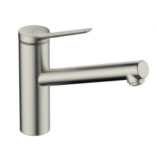 Hansgrohe virtuves izlietnes maisītājs Zesis M33-150 1jet, stainless steel finish