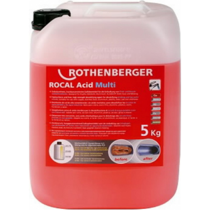 Rothenberger Koncentrāts ROCAL Acid Multi, 5 kg, Rothenberger