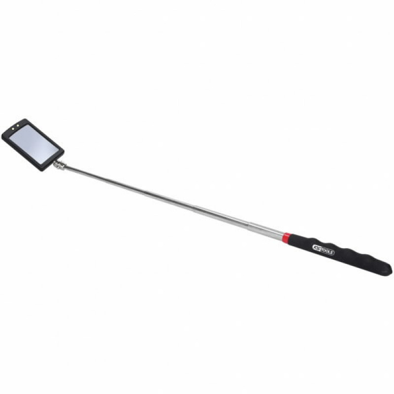 Ks Tools Teleskopisks spogulis ar LED gaismu 260-760mm, 50x80mm, KS Tools