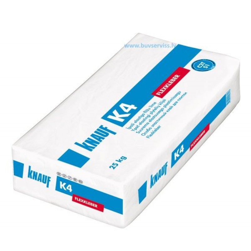 Knauf K4 Flexkleber īpaši elastīga flīžu līme (C2TE S1), 25kg