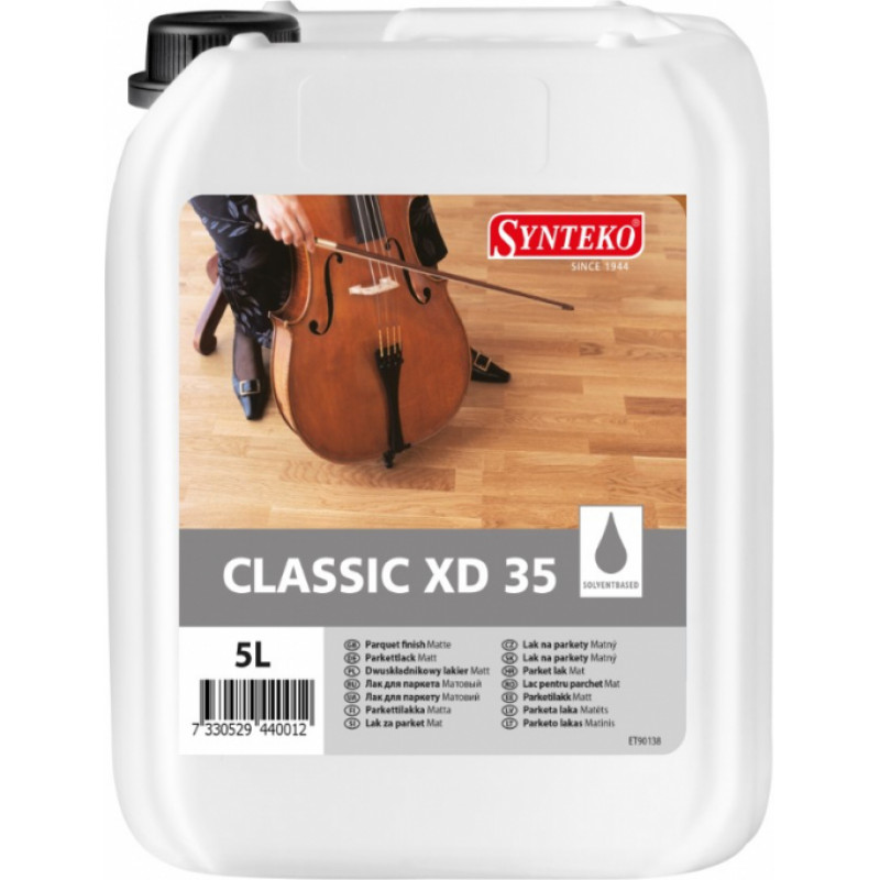 Synteko Classic XD 35 2komponentu laka grīdai, matēta, 5l