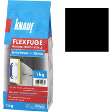 Knauf Flexfuge Universal Cementa bāzes flīžu šuvotājs, samta melns, 1kg