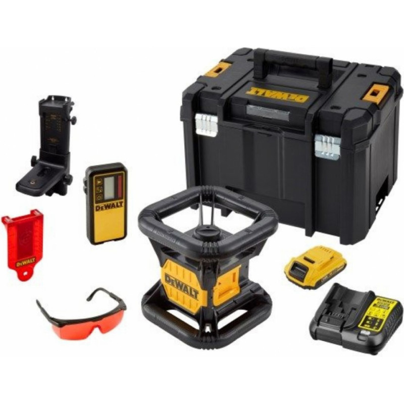 Dewalt Rotējošais lāzeris XR, 18V, sarkans