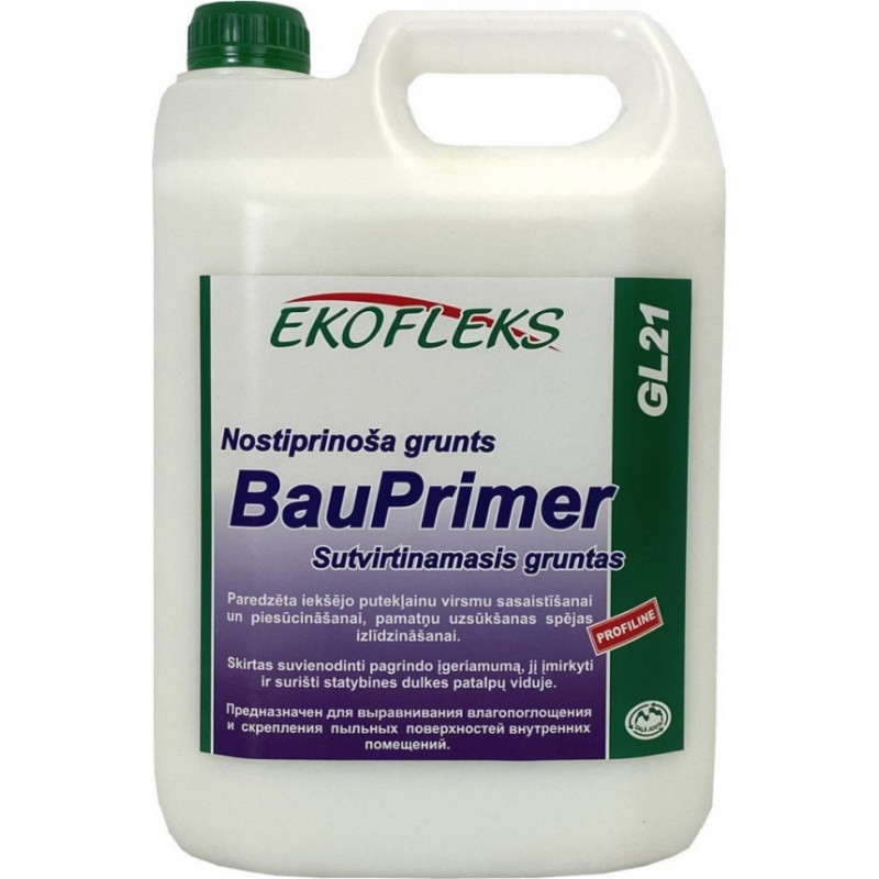 Ekofleks Bauprimer GL21 Virsmu nostiprinoša grunts 5L