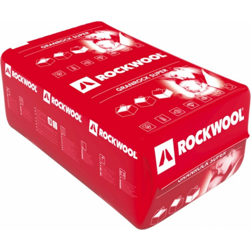 Rockwool Granrock Super Beramā akmens vate, iepak. 20kg