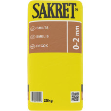 Sakret SM Smilts, frakcija 0-2mm, 25kg