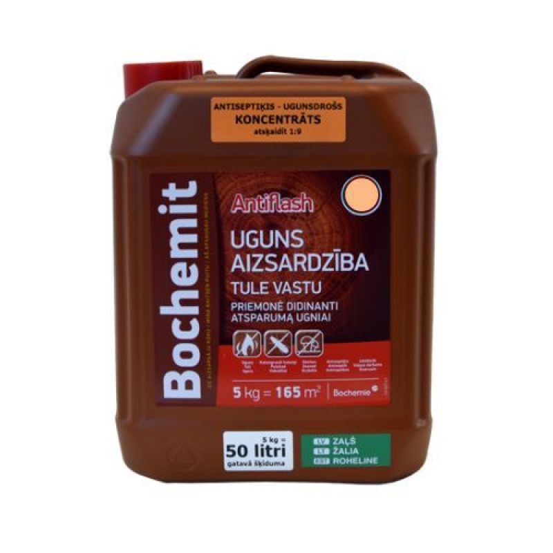 Bochemit Antiflash Ugunsdrošs līdzeklis (koncentrāts 1:9), bezkrāsains 5kg