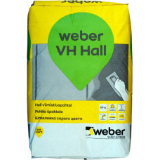 Weber VH Gray pelēka mitrumizturīga nobeiguma špaktele, 20kg