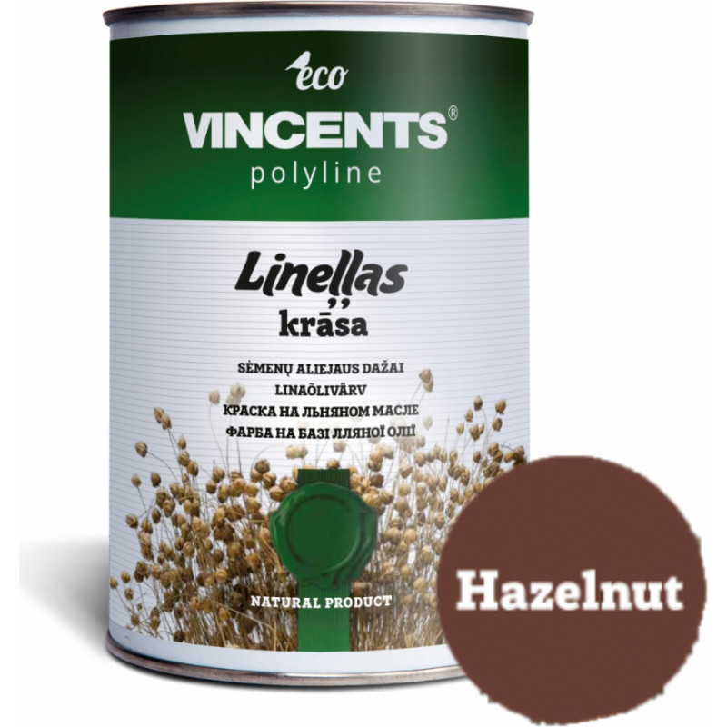 Vincents Polyline Lineļļas krāsa Hazelnut 1L