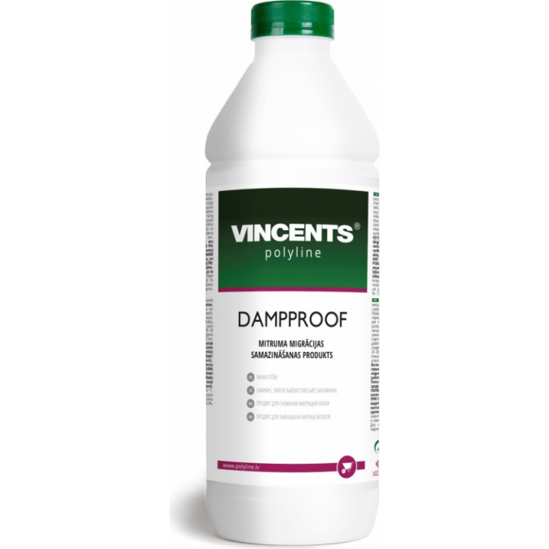 Vincents Polyline Dampproof Mitruma migrācijas samazināšanas produkts, 1L