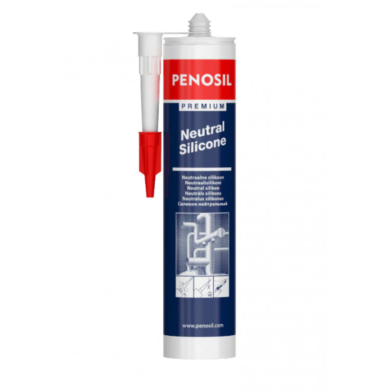 Penosil Premium Neutral Silicone Neitrāls silikona hermētiķis 310ml, caurspīdīgs