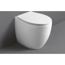 Simas Bormio Rimless WC pods, balts - gab.