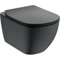 Ideal Standard pods Tesi Aquablade, stiprināms pie sienas, 365x535 mm, silk black