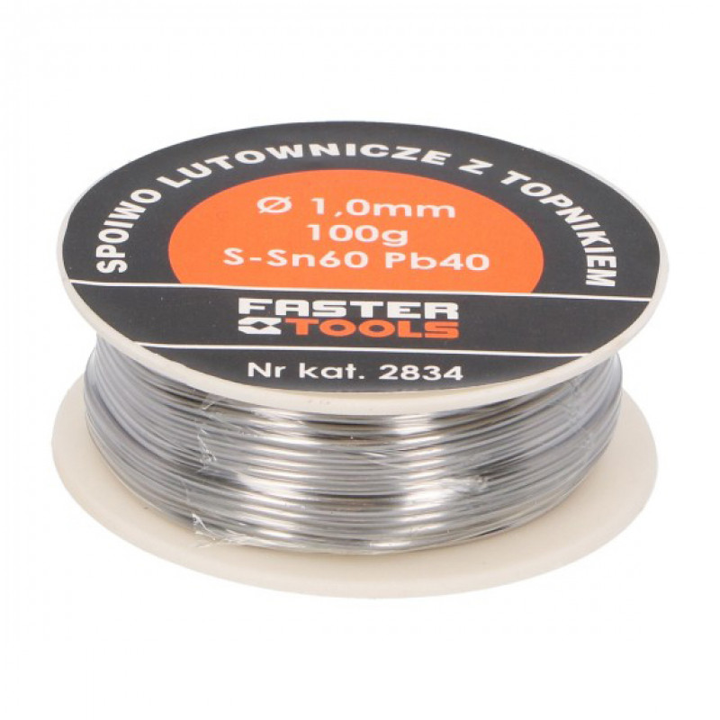 Faster Tools Lodalva 100 g, 60% Sn, 40% Pb, 1.5 mm - gab