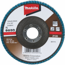 Makita Lameļu slīpdisks MAKITA Economy type 125x22.23 mm, Z120, D-63812 - gab