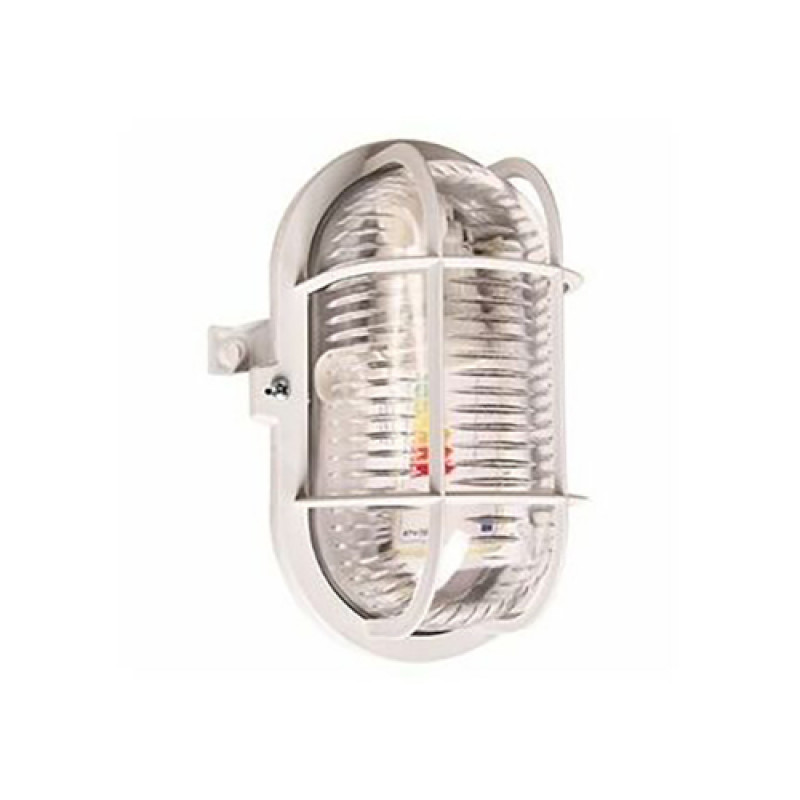 Lena Lighting Industriālais gaismeklis 60W E27 IP44 pelēks - gab