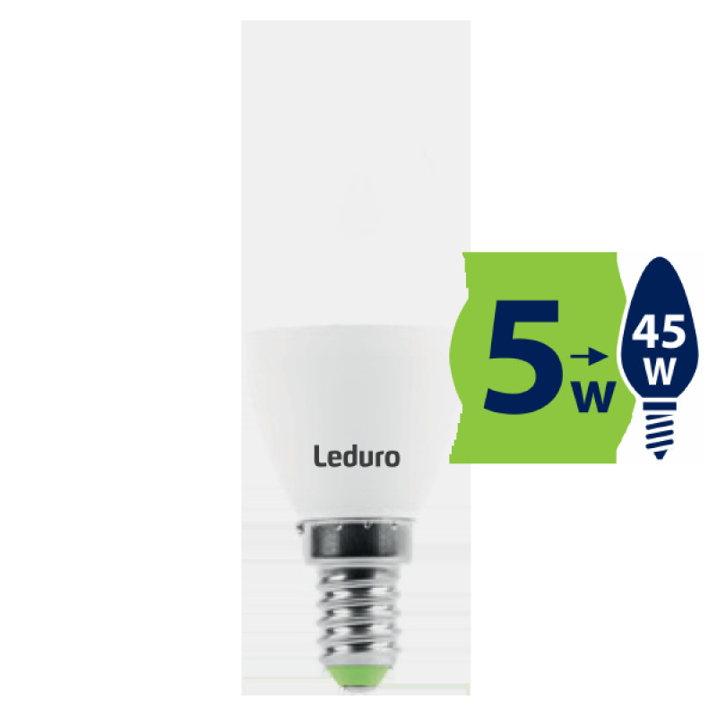 Leduro Spuldze Leduro LED PL-CLT-21188 5W 380lm 360 E14 2700K 220-240V - gab