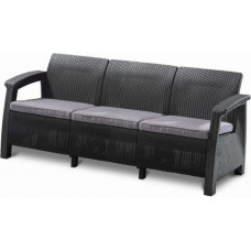 Keter Dārza dīvāns trīsvietīgs Keter Corfu Love Seat Max 29197959939, pelēks - gab