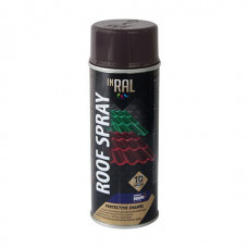 Inral Emalja aerosols jumtam Inral Roof spray 400ml RAL8019 pelēkbrūns - gab