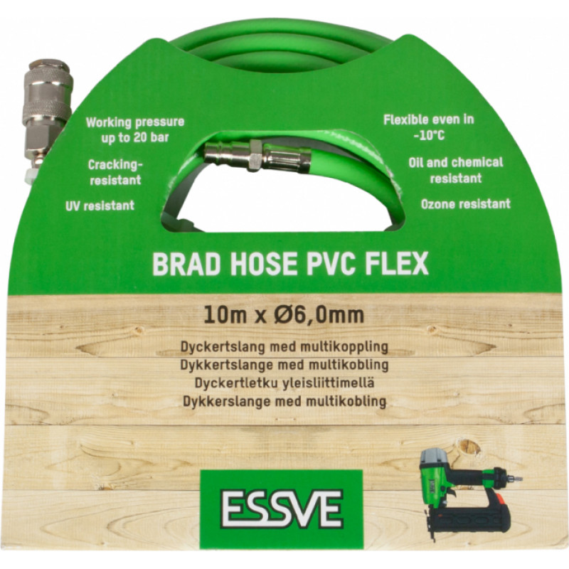 Essve Gaisa pievads ESSVE PVC FLEX, 10mx6mm, 712995 - gab.