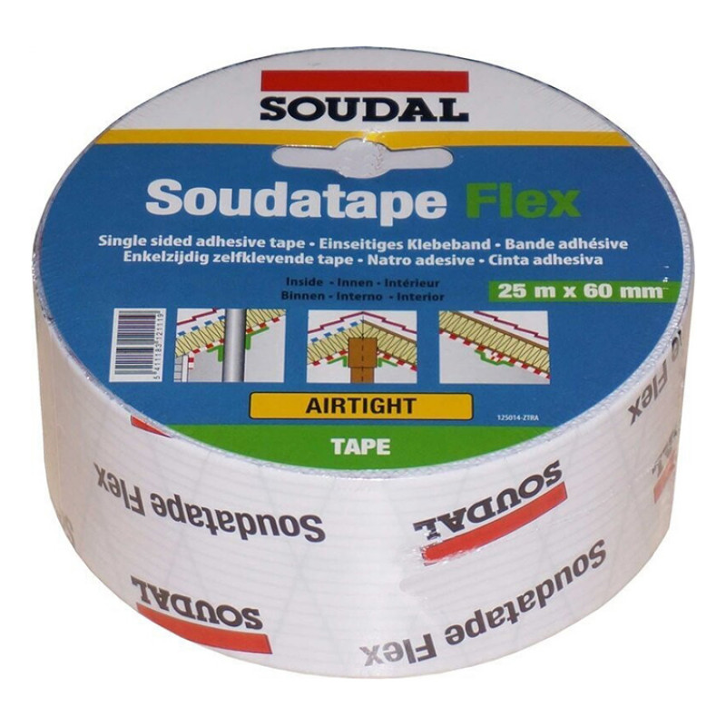 Soudal Šuvju hermetizēšanas lenta Soudal Soudatape Flex 60mm x 25m - gab