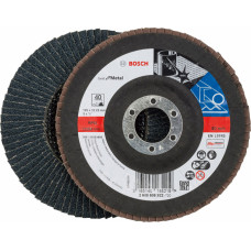 Bosch Vēdekļveida slīpēšanas disks Bosch X571 Best For Metal, 125 mm, K40 - gab