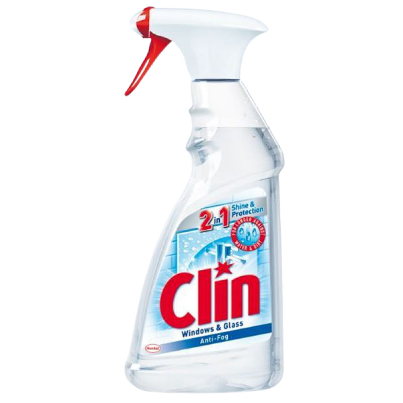 Henkel Logu tīrīšanas līdzeklis Clin Anti-Fog, 500 ml - gab.