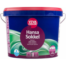 Vivacolor Ūdens bāzes krāsa cokoliem Vivacolor Hansa Sokkel Matēta A-bāze 2.7L - gab