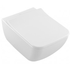 Villeroy & Boch pods Venticello Rimless, stiprināms pie sienas, 375x560 mm, SupraFix, DirectFlush, balts