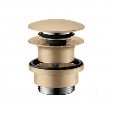 Hansgrohe izlietnes/bidē izplūde push-open, brushed bronze