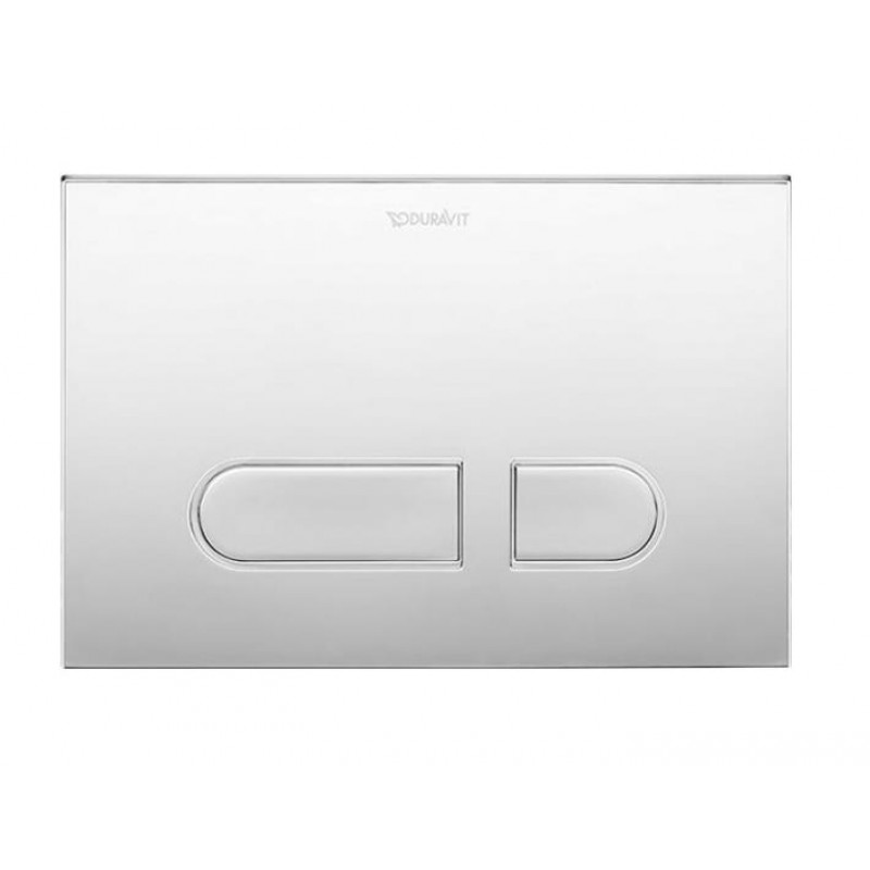 Duravit DuraSystem A1 Taustiņš, horizontāls, 217x147mm, hroms