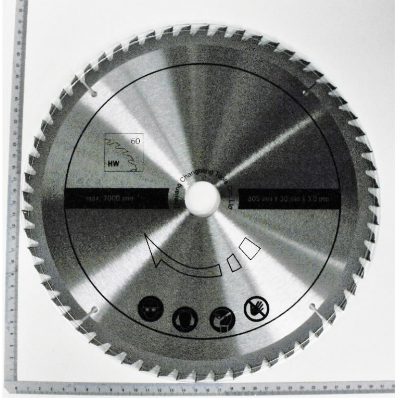 Scheppach Zāģripa kokam HW HM140L Ø305x3x30x1,8mm z60, Scheppach