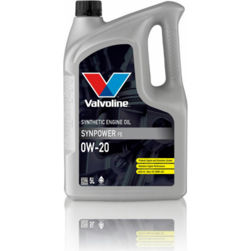 Valvoline Motoreļļa Synpower FE 0W20 5L, Valvoline