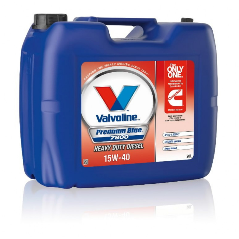 Valvoline Motoreļļa Premium Blue 7800 15W40 20L, Valvoline