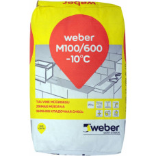 Weber M100/600 ziemas cementa mūrjava, 25kg