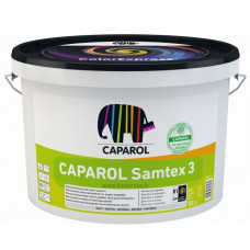 Caparol Samtex 3 E.L.F. B1 Lateksa krāsa sienām un griestiem, matēta 2.5L