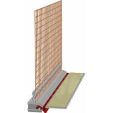 Caparol Capatect Anputzleiste 3D SLIM Kustības absorbējošs pieslēguma profils logiem un durvīm 2.4m Balts