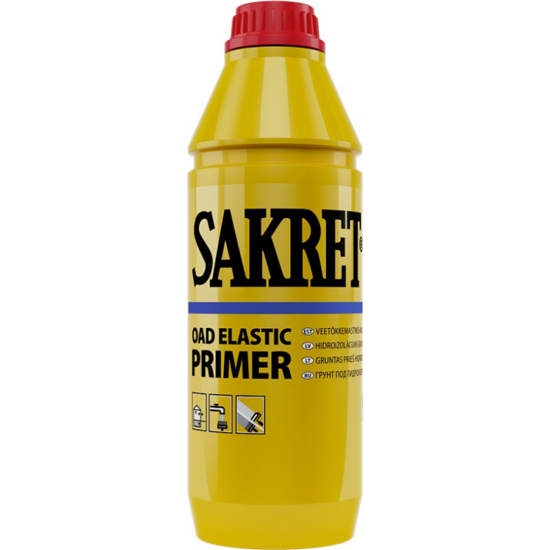 Sakret OAD Elastic Primer Grunts pirms hidroizolācijas (koncentrāts), 10L