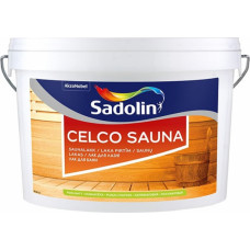 Sadolin Celco Sauna Pusmatēta laka pirtīm un saunām  2.5L