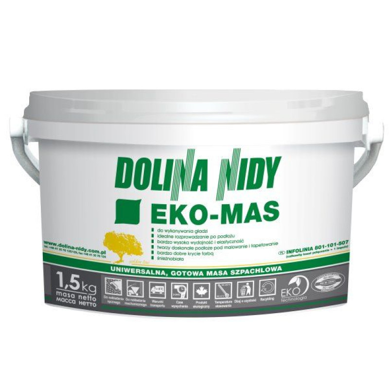 Dolina Nidy EKO-MAS gatava universālā špaktele, 1.5kg