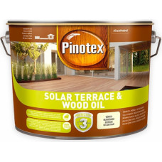 Pinotex Solar Terrace & Wood Oil Eļļa terasēm, dārza mēbelēm un fasādēm, bezkrāsains, 9.3L