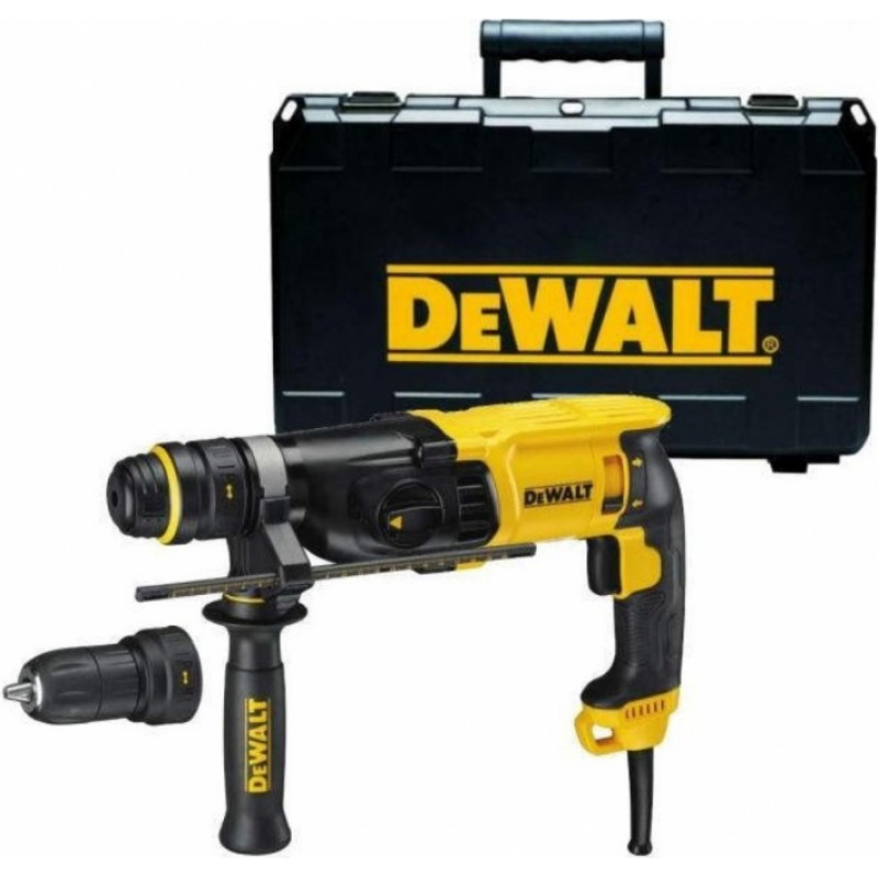 Dewalt Elektriskais perforators SDS-Plus, 900W, 28mm, 3J (+QCC uzgalis, koferis) D25144K-QS