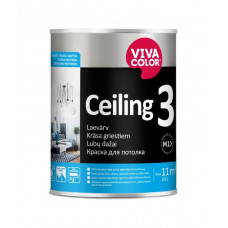 Vivacolor Ceiling 3 AP Griestu krāsa, pilnīgi matēta 0.9L